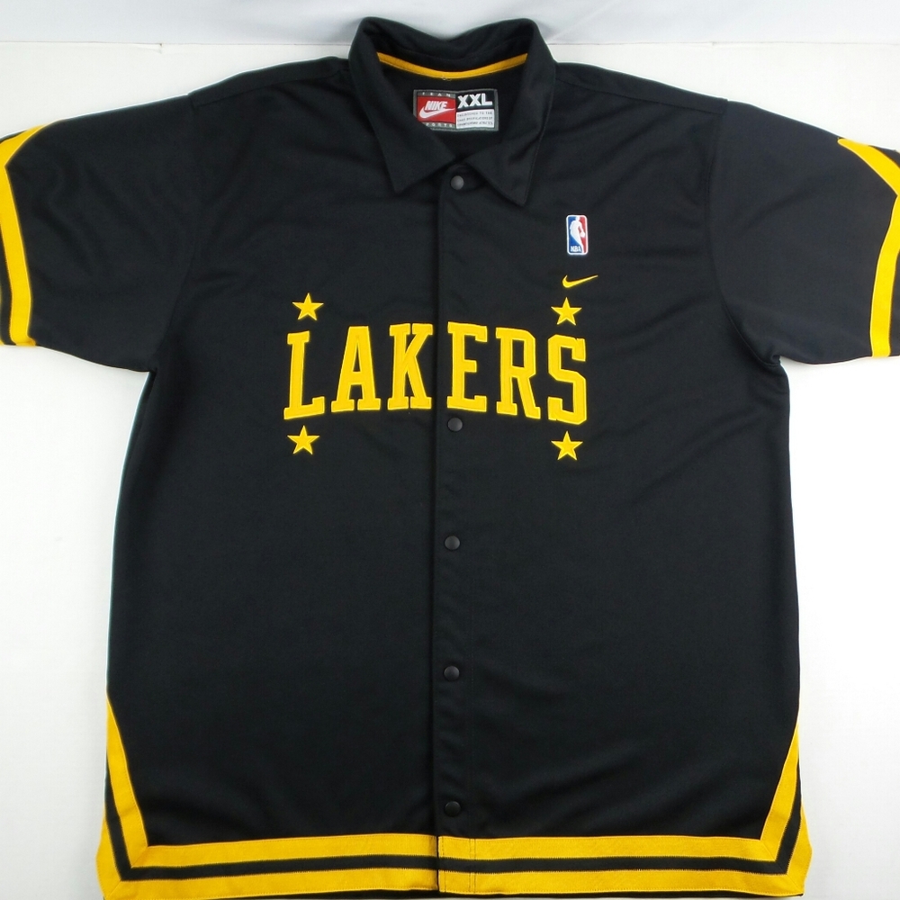 Vintage Nike Los Angeles Lakers WarmUp Shooting Jacket Size Men's XXL